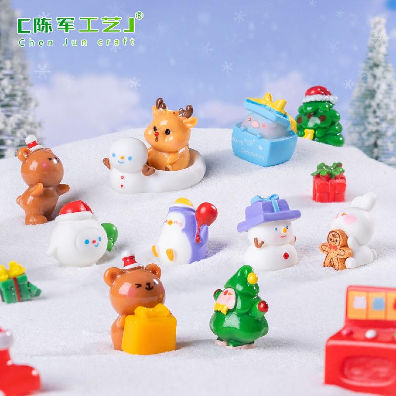 Phụ Kiện Tiểu Cảnh Tiểu cảnh thị trấn Noel, người tuyết, phụ kiện treo mini (ZC-201)