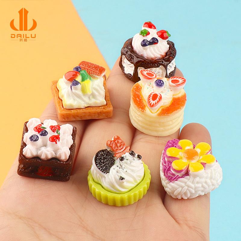 Charm LaBuBu Charm bánh dâu DIY vỏ điện thoại & tiểu cảnh (FF-87)