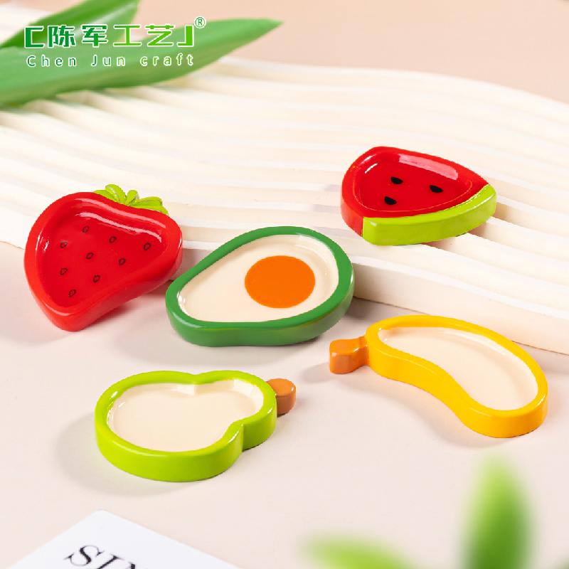 Phụ Kiện Tiểu Cảnh Tiểu cảnh khay trái cây DIY, phụ kiện tiểu cảnh mini food resin cute micro landscape (ZC-1351)