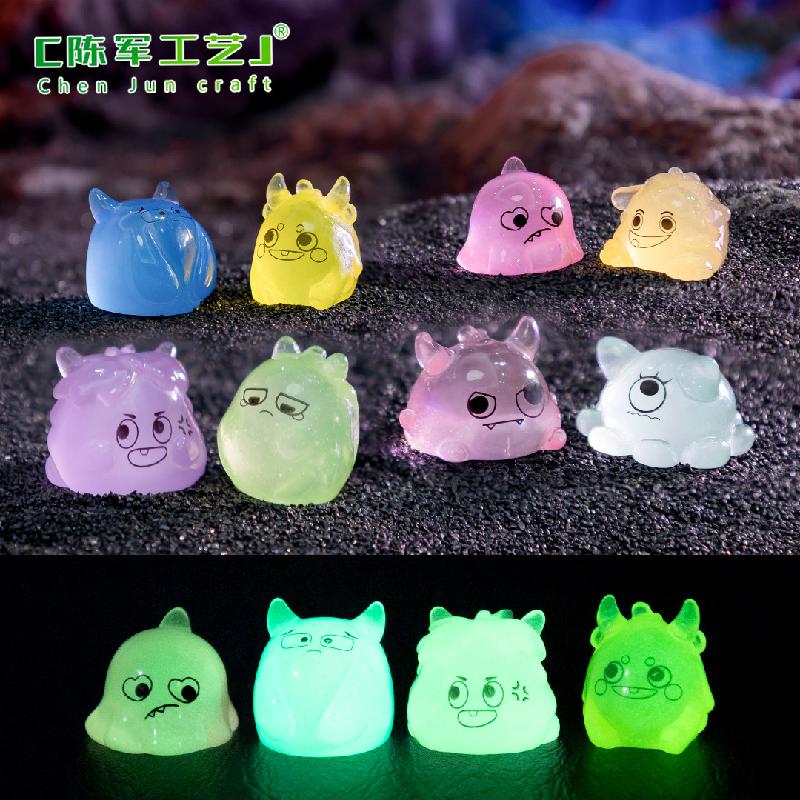 Phụ Kiện Tiểu Cảnh Tiểu cảnh quái vật cảm xúc phát sáng mini trang trí DIY (ZC-863)