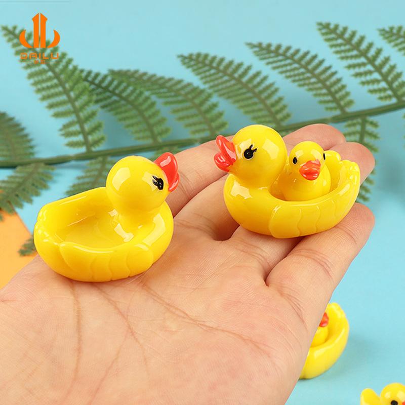 Charm LaBuBu 创意大鸭子小鸭子套装 diy发夹饰品树脂配件冰箱贴摆件材料批发