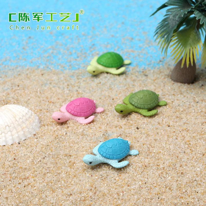 Phụ Kiện Tiểu Cảnh Tiểu cảnh rùa bốn màu DIY trang trí phong cảnh biển (ZC-690)