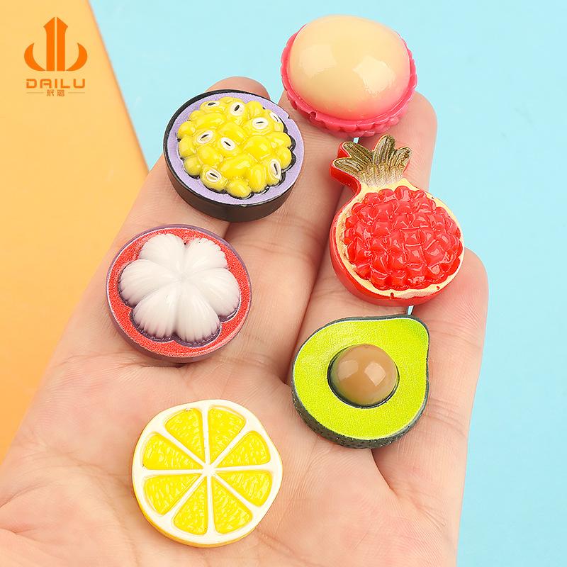 Charm LaBuBu Charm hoa quả lát DIY trang trí kẹp tóc (FF-336)
