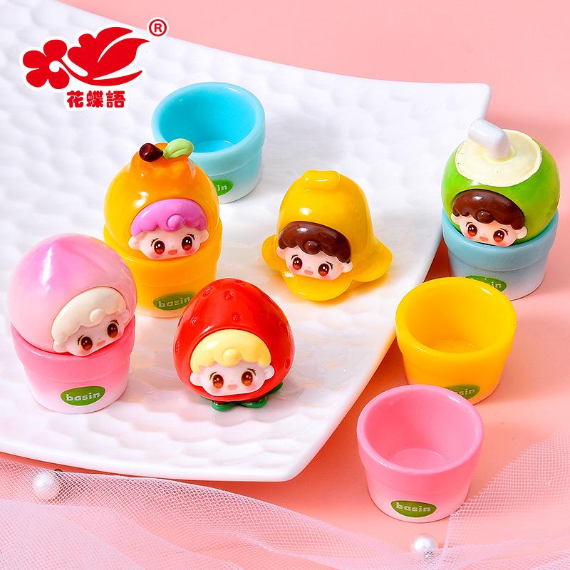Phụ Kiện Nhỏ Xinh Trái cây hoạt hình resin mini, mô hình để bàn, nhà búp bê (NX-606)