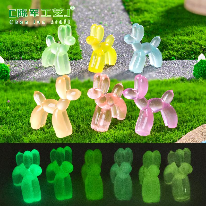 Phụ Kiện Tiểu Cảnh Tiểu cảnh bóng bay cún phát sáng DIY, phụ kiện tiểu cảnh mini treo bàn garden cute (ZC-1129)