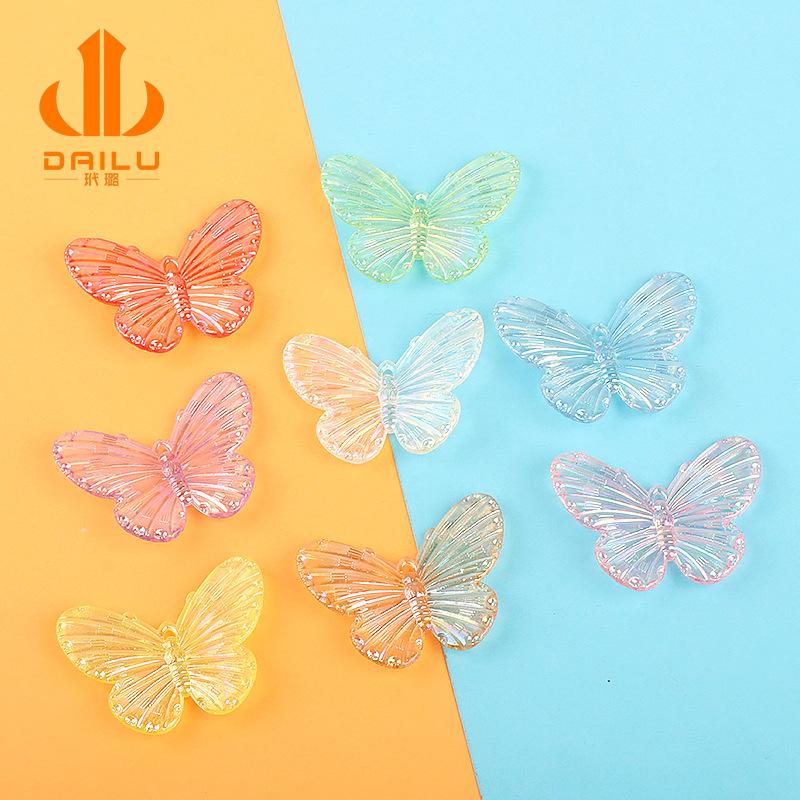 Charm LaBuBu Charm bướm chuyển màu DIY trang trí điện thoại (FF-205)