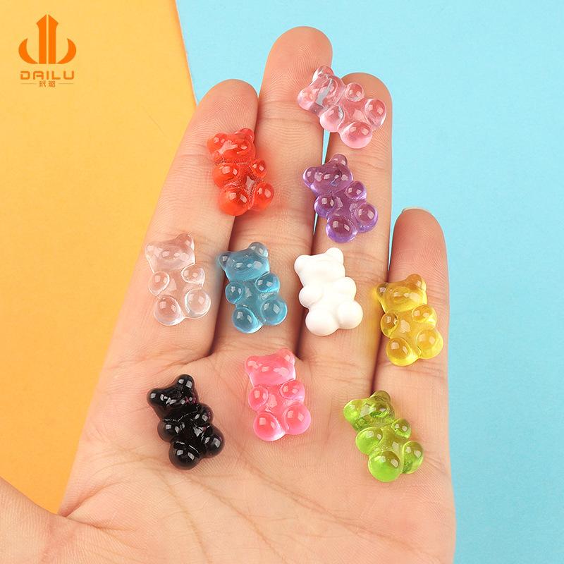 Charm LaBuBu Charm gấu trong suốt DIY vỏ điện thoại (FF-164)