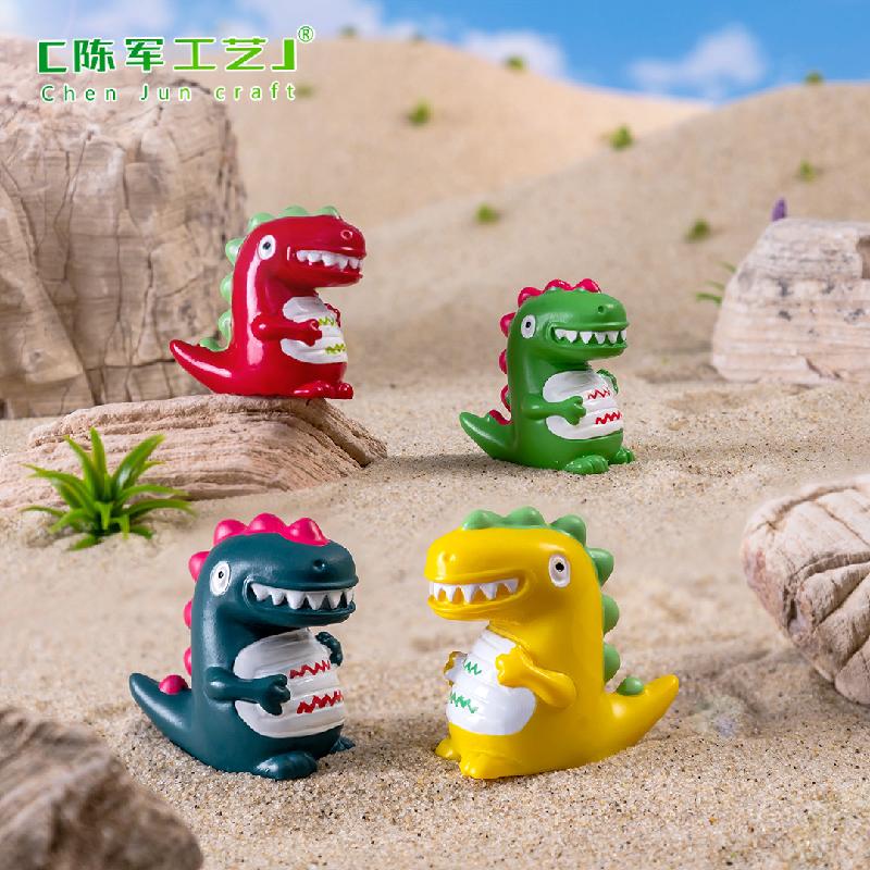 Phụ Kiện Tiểu Cảnh Tiểu cảnh khủng long dễ thương mini trang trí xe và bàn (ZC-913)