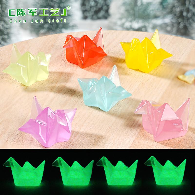 Phụ Kiện Tiểu Cảnh Tiểu cảnh hạc giấy phát sáng, túi bất ngờ DIY, phụ kiện bàn tiểu cảnh mini (ZC-688)