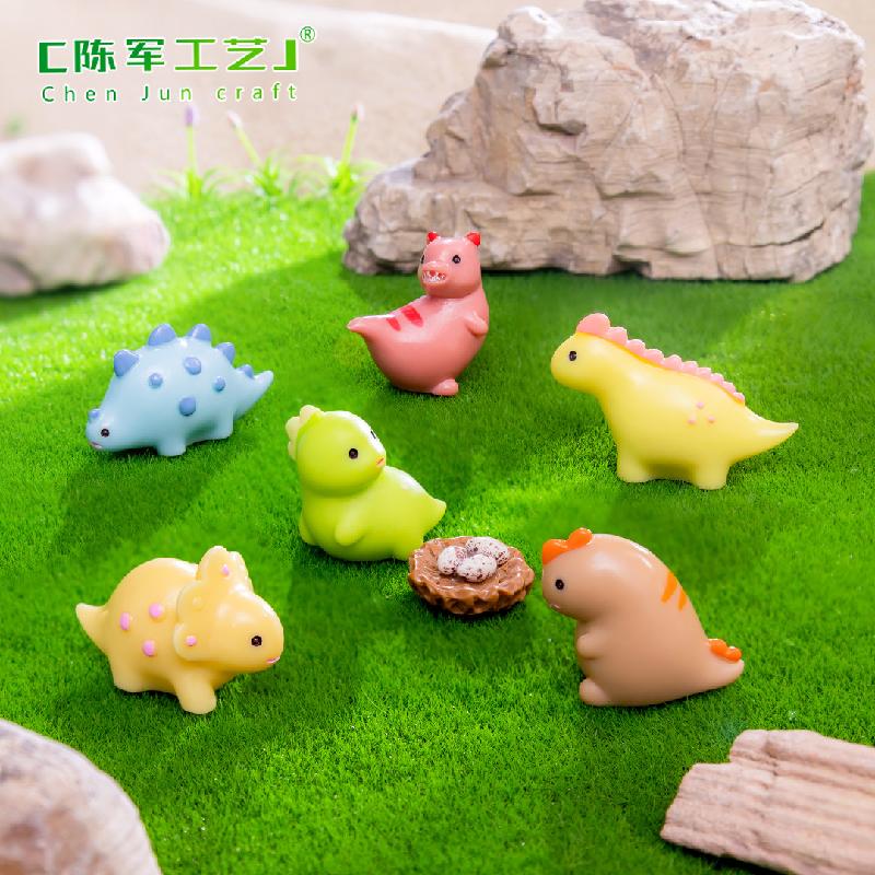 Phụ Kiện Tiểu Cảnh Tiểu cảnh khủng long dễ thương mini trang trí xe và bàn (ZC-889)