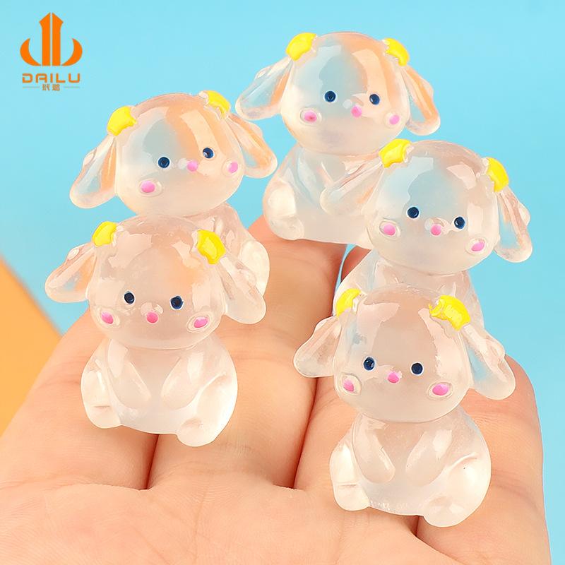 Charm LaBuBu Charm thỏ phát sáng DIY tiểu cảnh xe hơi (FF-359)