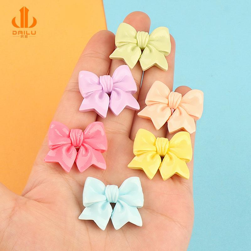 Charm LaBuBu Charm nơ sáng bóng DIY trang trí điện thoại (FF-380)