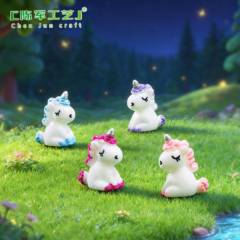 Phụ Kiện Tiểu Cảnh Tiểu cảnh kỳ lân mini đáng yêu trang trí phong cách rêu (ZC-771)