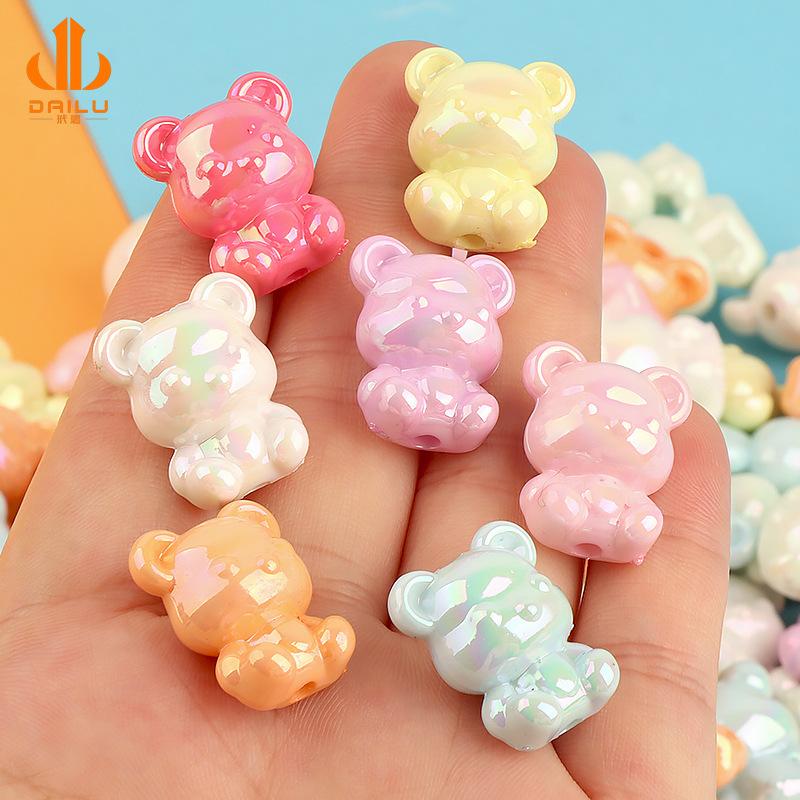 Charm LaBuBu Charm gấu điện mạ DIY dây đeo & trang trí (FF-172)