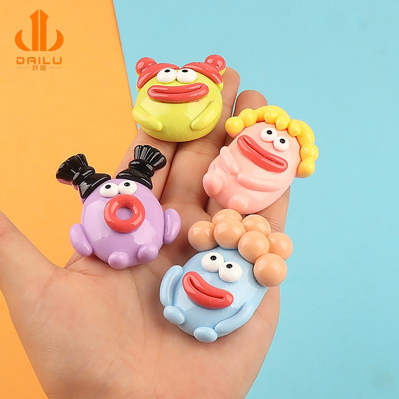 Charm LaBuBu 大号 大嘴巴树脂配件diy奶油胶手机壳 冰箱贴 水杯发饰材料