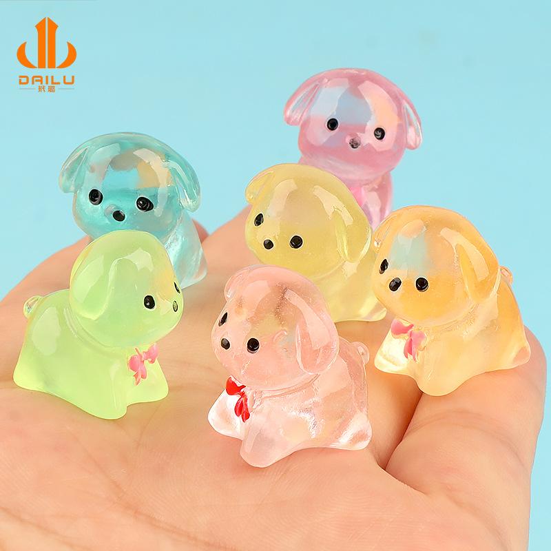 Charm LaBuBu Charm chú chó dễ thương DIY tiểu cảnh trang trí (FF-64)