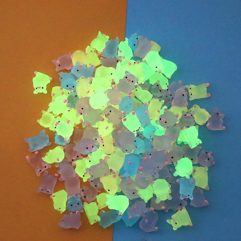 Charm LaBuBu Charm heo phát sáng DIY trang trí điện thoại (FF-497)