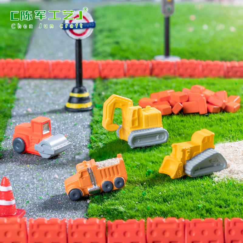 Phụ Kiện Tiểu Cảnh Tiểu cảnh xe trộn bê tông, phụ kiện trang trí bàn làm việc mini (ZC-537)