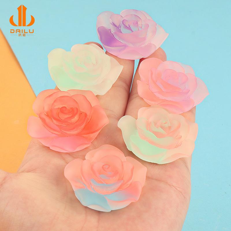 Charm LaBuBu Charm hoa hồng phát sáng DIY trang trí điện thoại (FF-202)