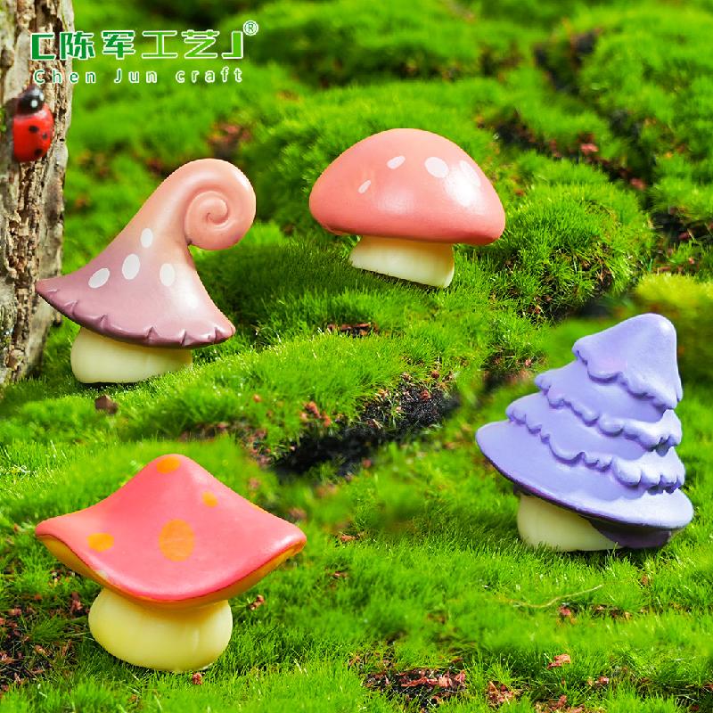 Phụ Kiện Tiểu Cảnh Tiểu cảnh nấm lớn nhiều màu, sân vườn DIY, phụ kiện tiểu cảnh mini (ZC-745)