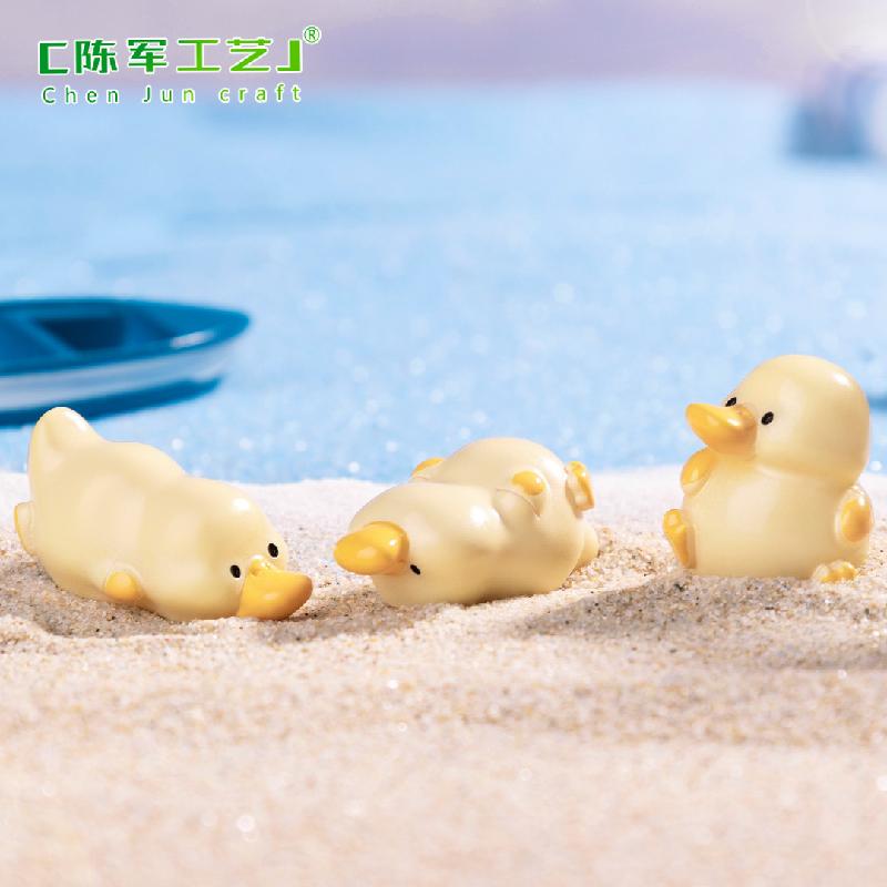 Phụ Kiện Tiểu Cảnh Tiểu cảnh thú mỏ vịt DIY, phụ kiện tiểu cảnh mini bàn biển thu nhỏ cute resin (ZC-1151)