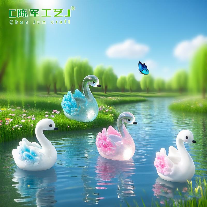 Phụ Kiện Tiểu Cảnh Thiên Nga Trắng Mini Trang Trí Tiểu Cảnh (PK-110)