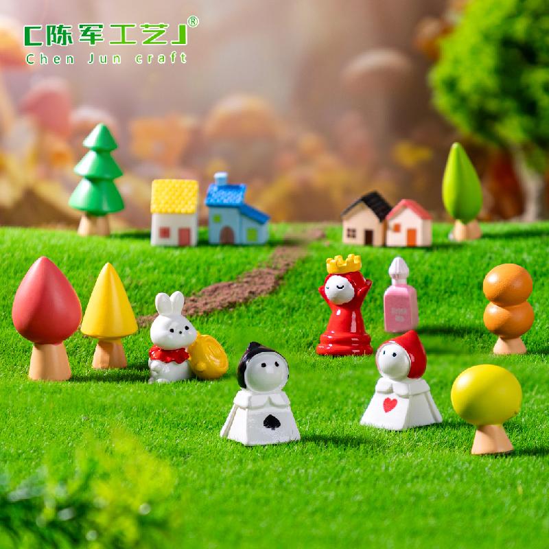 Phụ Kiện Tiểu Cảnh Tiểu cảnh nhà, cây, quân cờ, sân vườn DIY, phụ kiện treo bàn tiểu cảnh mini (ZC-298)