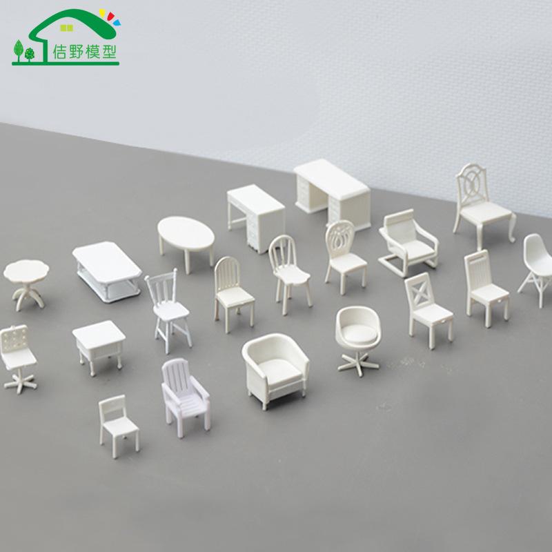 Phụ Kiện Mô Hình Bộ Bàn Ghế Mini Mô Hình Nội Thất Tỷ Lệ 1:30 (MH-269)