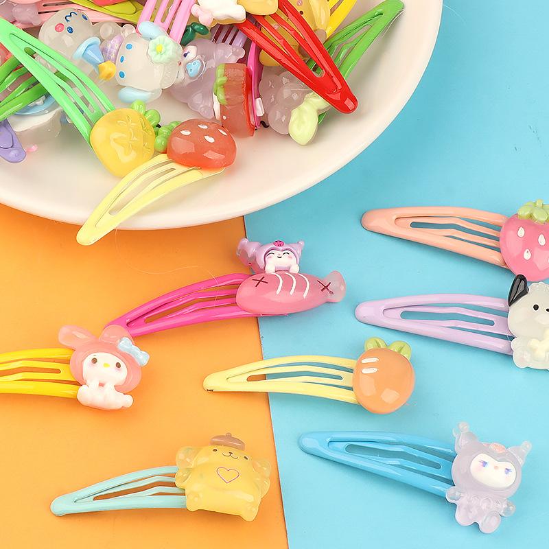 Charm LaBuBu 可爱彩色夜光卡通bb夹网红发夹儿童发卡糖果色刘海夹