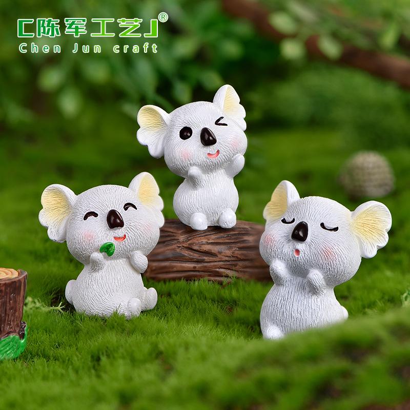 Phụ Kiện Tiểu Cảnh Tiểu cảnh koala dễ thương, phụ kiện trang trí quả cầu mini (ZC-407)