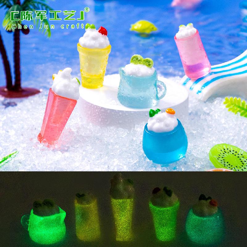 Phụ Kiện Tiểu Cảnh Tiểu cảnh ly đá mùa hè DIY, phụ kiện tiểu cảnh mini blind bag bàn đáng yêu (ZC-1123)