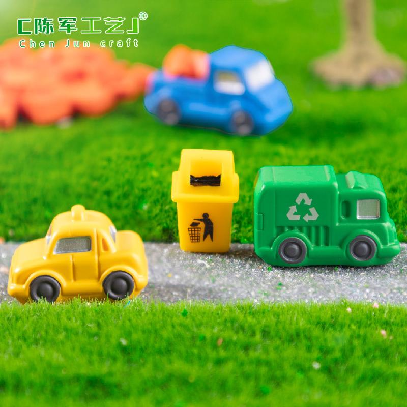 Phụ Kiện Tiểu Cảnh Tiểu cảnh xe cứu hỏa, xe tải, đường phố DIY, phụ kiện tiểu cảnh mini thu nhỏ (ZC-753)