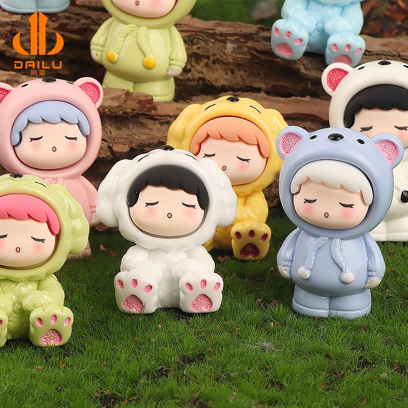 Charm LaBuBu Charm búp bê mini DIY trang trí bàn làm việc (FF-256)