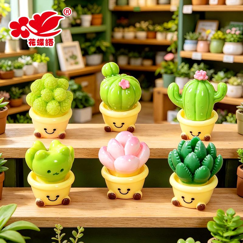 Phụ Kiện Nhỏ Xinh Sen đá & xương rồng mini (NX-169)