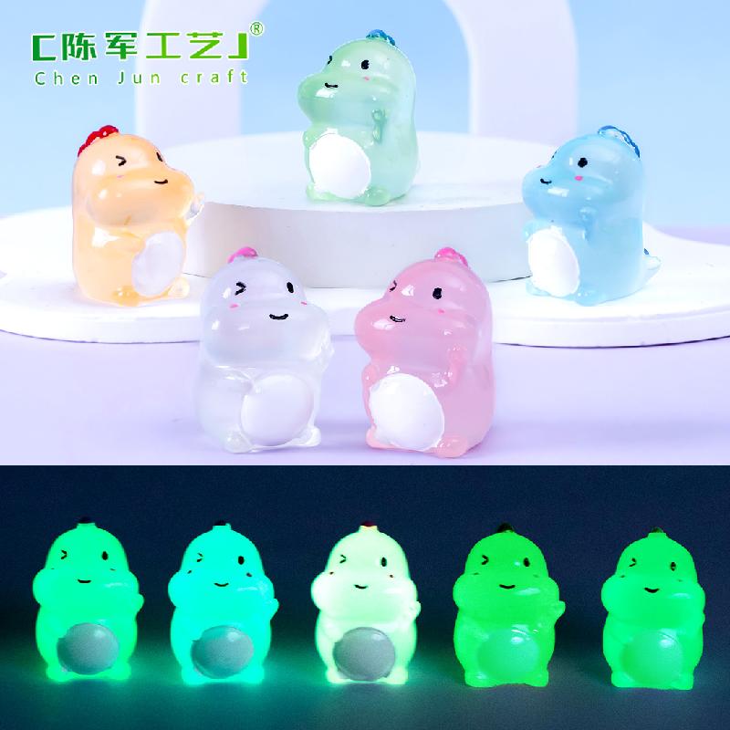 Phụ Kiện Tiểu Cảnh Khủng long phát sáng trang trí tiểu cảnh bàn sáng tạo (ZC-666)