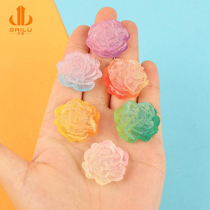 Charm LaBuBu Charm hoa trà phát sáng DIY trang trí điện thoại (FF-478)