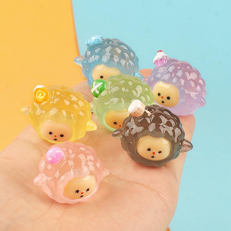 Charm LaBuBu Charm cừu nhỏ phát sáng DIY trang trí xe hơi (FF-210)